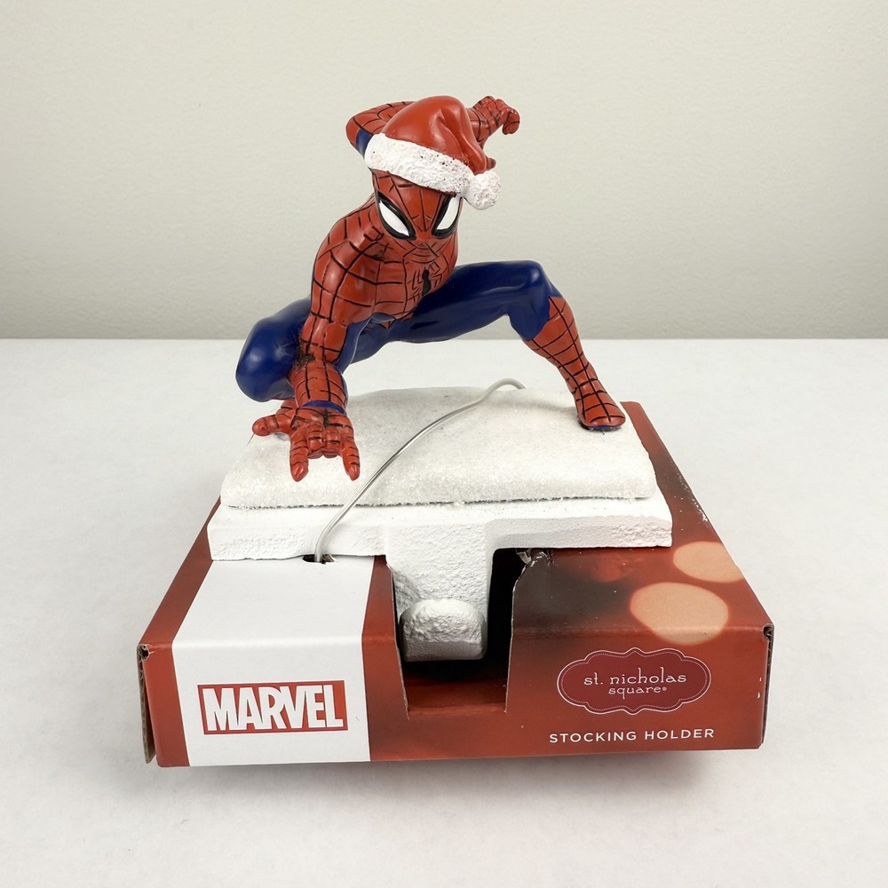 BRAND NEW Spider-Man Christmas Stocking Holder Marvel NEW NWT